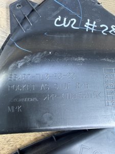 КАРМАН ТОРПЕДО ПАРА HONDA ACCORD OEM 83427TL0E0 83422TL0E0 CU2 2008