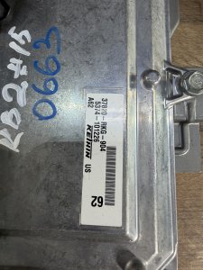 Блок управления двигателя 37820RKG904 HONDA LEGEND