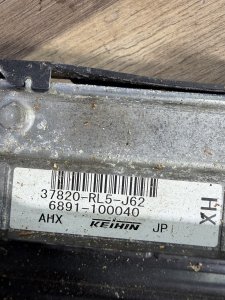 Блок управления двигателя HONDA ACCORD OEM 37820RL5J62 CU2 2008