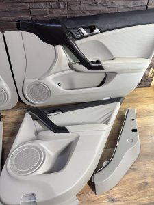 Дверные карты кожаные HONDA ACCORD OEM 83501-TL0-E21ZB. 83551-TL0-E21ZB. 83701-TL0-G21ZA. 83751-TL0-G21ZA CU2 CU1 2008